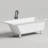 Ванна из искусственного камня Salini Cascata 170х75 104123M Белая матовая