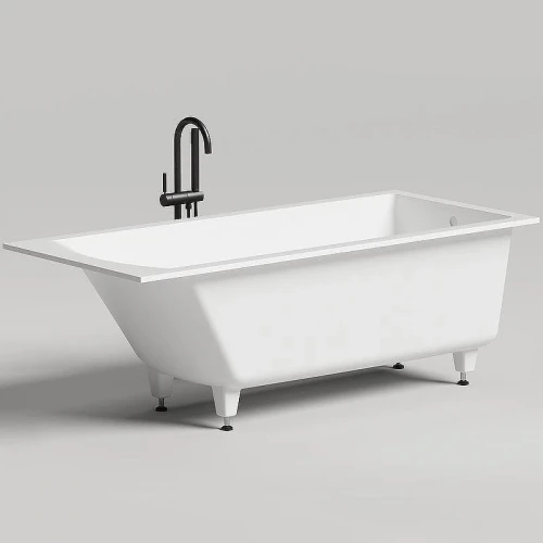 Ванна из искусственного камня Salini Cascata 170х75 104123M Белая матовая
