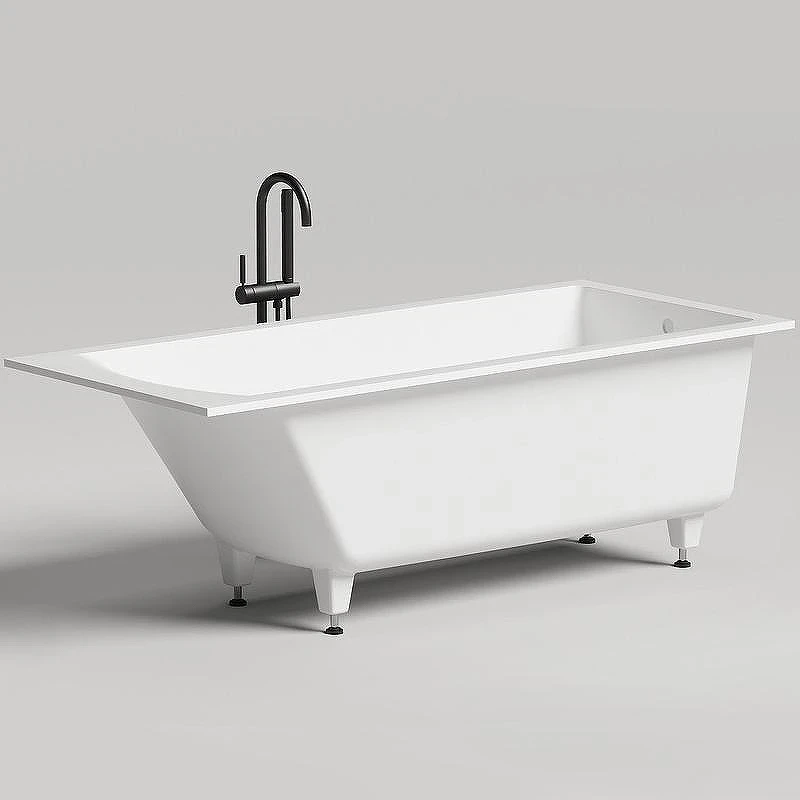 Ванна из искусственного камня Salini Cascata 170х75 104123M Белая матовая