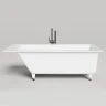 Ванна из искусственного камня Salini Cascata 170х75 104123M Белая матовая