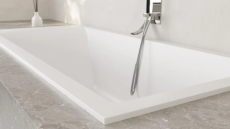 Ванна из искусственного камня Salini Cascata 170х75 104123M Белая матовая