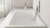 Ванна из искусственного камня Salini Cascata 170х75 104123M Белая матовая