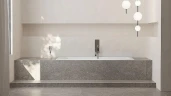 Ванна из искусственного камня Salini Cascata 170х75 104123M Белая матовая