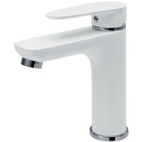 Смеситель для раковины Aringa Рейн AR02008WH Белый латунь