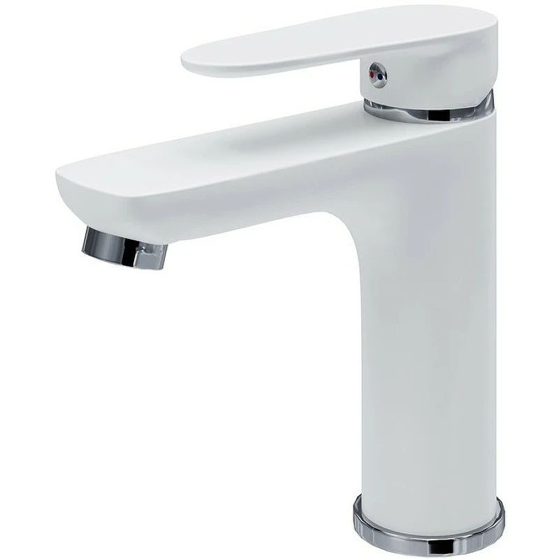 Смеситель для раковины Aringa Рейн AR02008WH Белый латунь
