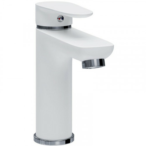 Смеситель для раковины Aringa Рейн AR02008WH Белый латунь