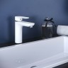 Смеситель для раковины Aringa Рейн AR02008WH Белый латунь