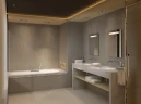 Зеркало Jacob Delafon Parallel 60 EB1430-NF с подсветкой и подогревом с сенсорным выключателем и часами