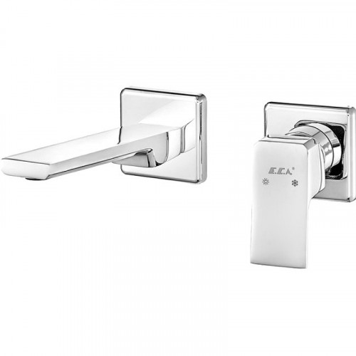 Смеситель для раковины E.C.A. Tiera 102167605EX-KK Хром латунь встраиваемый