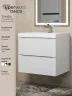 Тумба с раковиной Uperwood Tanos 60 291020225 подвесная цвет Белый матовый