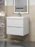 Тумба с раковиной Uperwood Tanos 60 291020225 подвесная цвет Белый матовый