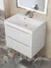 Тумба с раковиной Uperwood Tanos 60 291020225 подвесная цвет Белый матовый
