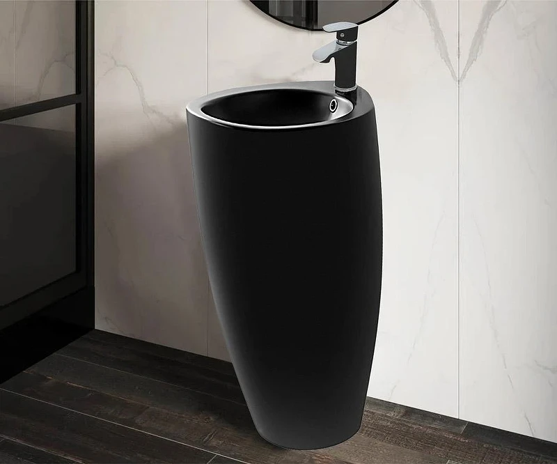 Раковина WeltWasser Leerbach 3838 MT-BL 38 10000013333 Черная матовая