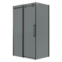 Душевой уголок Grossman Classic 150x70 120.K33.04.1570.21.10 профиль Черный матовый стекло тонированное