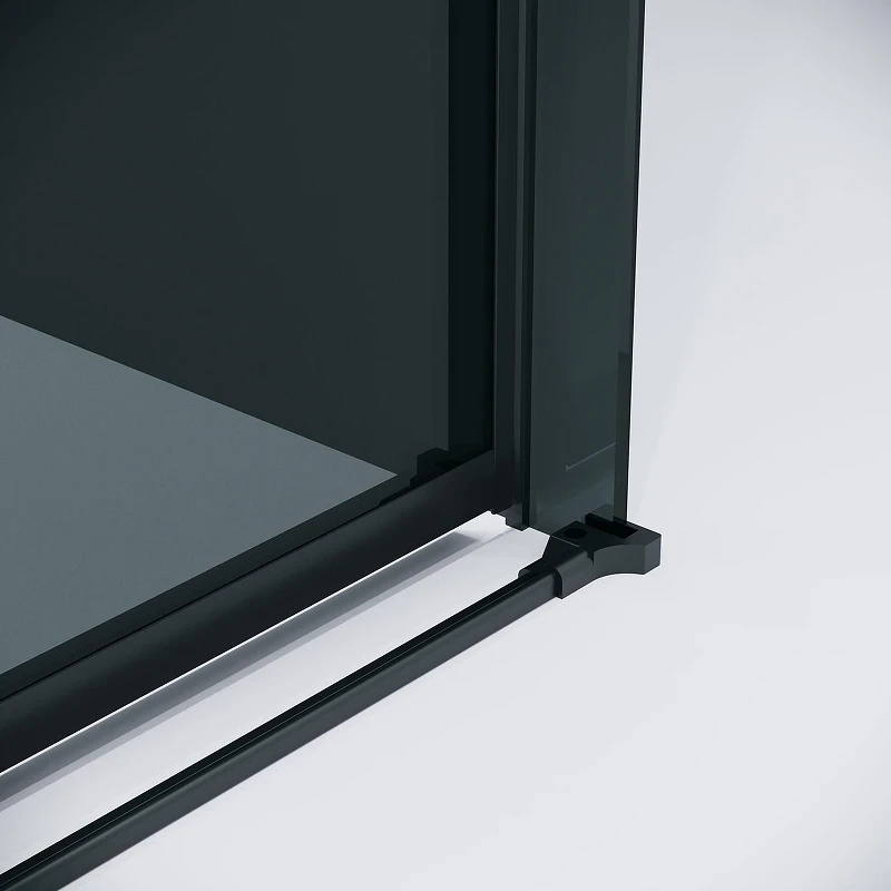 Душевой уголок Grossman Classic 150x70 120.K33.04.1570.21.10 профиль Черный матовый стекло тонированное
