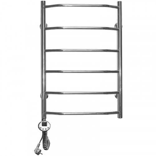 Электрический полотенцесушитель Domoterm Лаура П6 600x800 EL Хром нержавеющая сталь