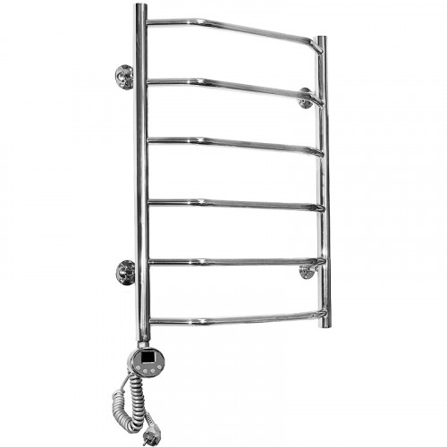 Электрический полотенцесушитель Domoterm Лаура П6 600x800 EL Хром нержавеющая сталь