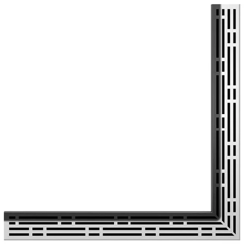 Решетка для душевого лотка Tece Drainline Basic 120х120 611210 цвет Нержавеющая сталь глянец
