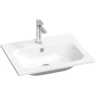 Раковина Ravak Chrome Slim 60 XJG01160001 Белая искусственный камень (литьевой мрамор) подвесная, полувстраиваемая