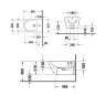 Биде Duravit D-Neo 2294150000 подвесное Белый