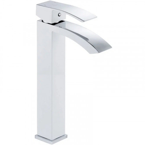 Смеситель для раковины Rose R15F R1511F Белый Хром латунь