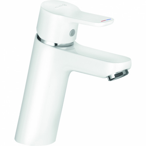 Смеситель для раковины Kludi Pure Easy XL 372929165 Белый Хром латунь