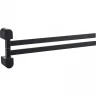 Полотенцедержатель Wonzon & Woghand Carbon WW-7731 поворотный цвет Черный