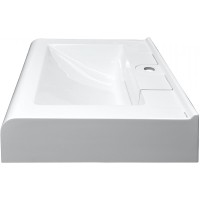 Раковина Azario Mario 60 CS00078506 на стиральную машину Белая искусственный камень (литьевой мрамор) подвесная, на стиральную машину