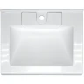 Раковина Azario Mario 60 CS00078506 на стиральную машину Белая искусственный камень (литьевой мрамор) подвесная, на стиральную машину