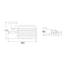 Мыльница Rose RG19T RG1904T цвет Пепельный