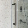 Душевой уголок BelBagno Marino 2 130x80 MARINO-2-AH-1-130/80-C-GM профиль Оружейная сталь стекло прозрачное