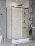 Душевой уголок BelBagno Marino 2 130x80 MARINO-2-AH-1-130/80-C-GM профиль Оружейная сталь стекло прозрачное