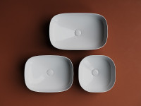 Раковина-чаша Ceramicanova Element 50 CN5031 Белая фарфор накладная