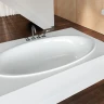 Стальная ванна Bette Eve 180x100 6043-000 PLUS с шумоизоляцией и антигрязевым покрытием