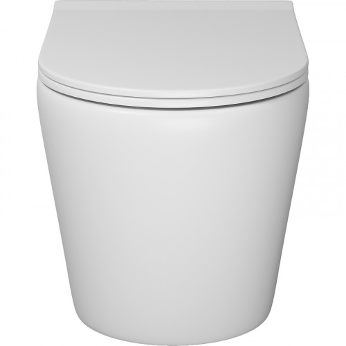 Унитаз Grossman Fly GR-4478MS подвесной Белый матовый с сиденьем Микролифт фаянс подвесной