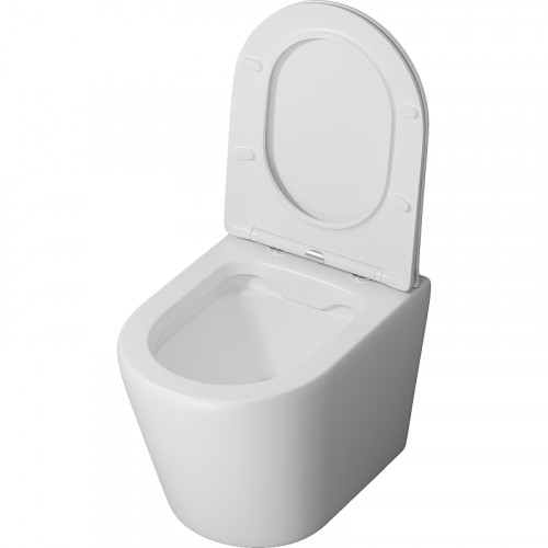 Унитаз Grossman Fly GR-4478MS подвесной Белый матовый с сиденьем Микролифт фаянс подвесной