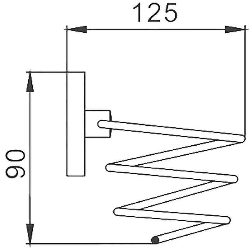 Держатель для фена Frap F19 F1928 Хром