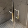 Душевая дверь Azario Tokyo 170 AZ-362K2-170-MB-CL профиль Черный матовый стекло прозрачное