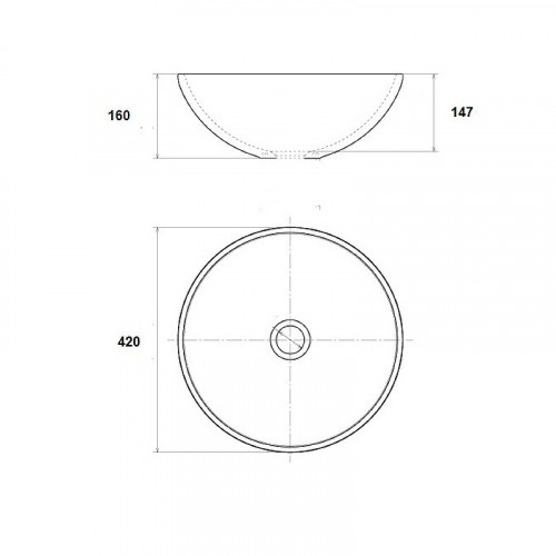 Раковина-чаша Bronze de Luxe Melody 40 2241 Синяя с искусственным состариванием фаянс накладная