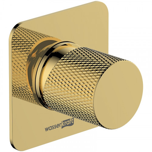 Гигиенический душ со смесителем WasserKRAFT Ems A7651.280.238.216 Золото глянцевое латунь встраиваемый