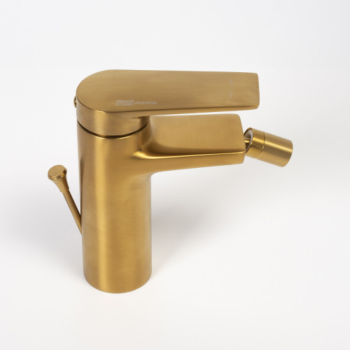 Смеситель для биде WasserKRAFT Aisch 5506 Золото матовое латунь