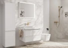 Смеситель для раковины Hansgrohe Tecturis E 73070140 Бронза латунь