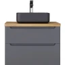 Тумба под раковину Jorno Wood 80 wood.01.80/P/GR подвесная Серая МДФ / ЛДСП