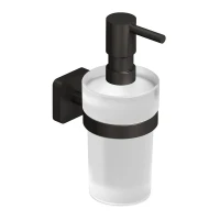 Дозатор для жидкого мыла Kludi Vela S 25976N2 цвет Оружейная сталь брашированная