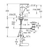 Смеситель для раковины Grohe Plus 23843003 Хром