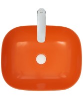 Раковина-чаша WeltWasser Elbach 2143 MO 49 10000004526 Оранжевая матовая фаянс накладная