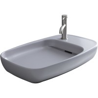 Раковина Allen Brau Liberty 2 70 4.32012.AN Антрацит фаянс накладная