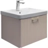Тумба с раковиной Comforty Ангара 60П 00-00021034 подвесная Дуб латте