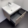 Тумба с раковиной Comforty Ангара 60П 00-00021034 подвесная Дуб латте