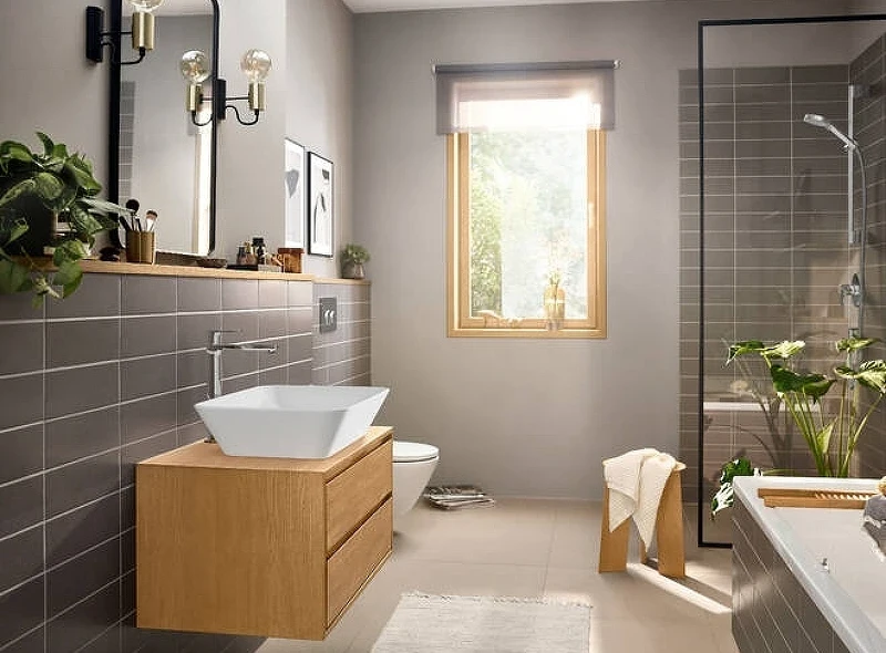 Смеситель для раковины Hansgrohe Rebris E 72581000 Хром латунь